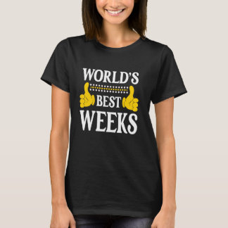 Weeks Surname Funny Team Family Last Name World's  T-Shirt