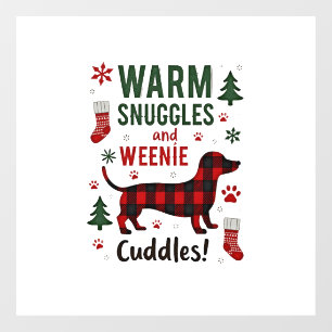 Weenie Dog Christmas Pajama Shirt Cute Weiner Ugly