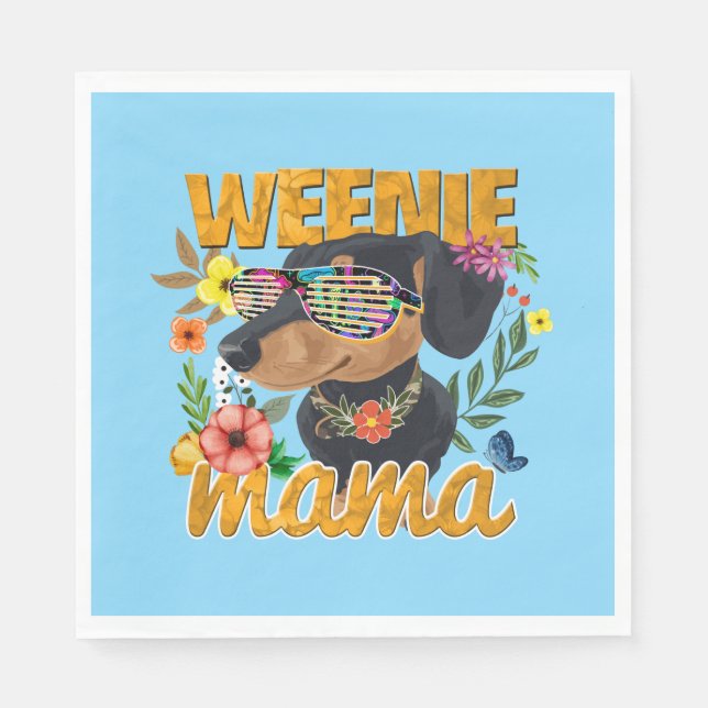 WEENIE MAMA PAPER NAPKINS (Front)