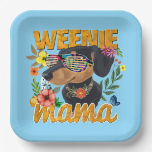 WEENIE MAMA PAPER PARTY PLATES