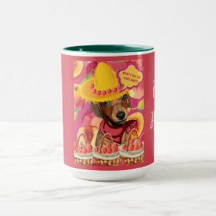 Weenie Peach Farmer Coffee Mug