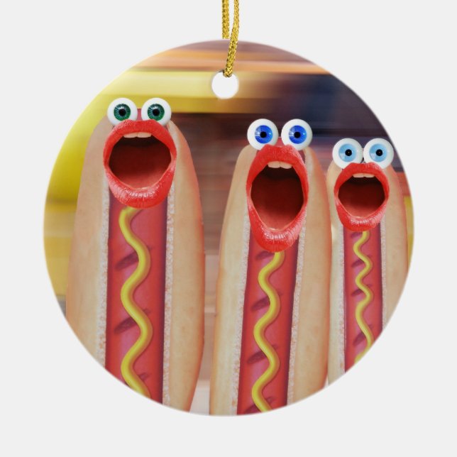 Weenie People Ceramic Tree Decoration (Front)