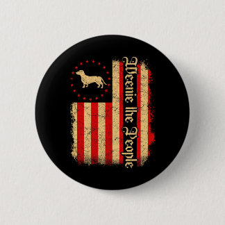 Weenie The People 4th Of July American Usa Flag Da 6 Cm Round Badge