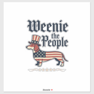 Weenie the People Patriotic Dachshund T-Shirt_1