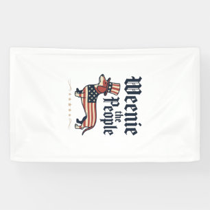 Weenie the People Patriotic Dachshund T-Shirt_1 Banner