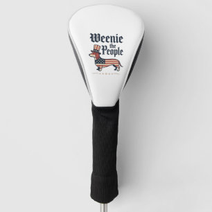 Weenie the People Patriotic Dachshund T-Shirt_1 Golf Head Cover