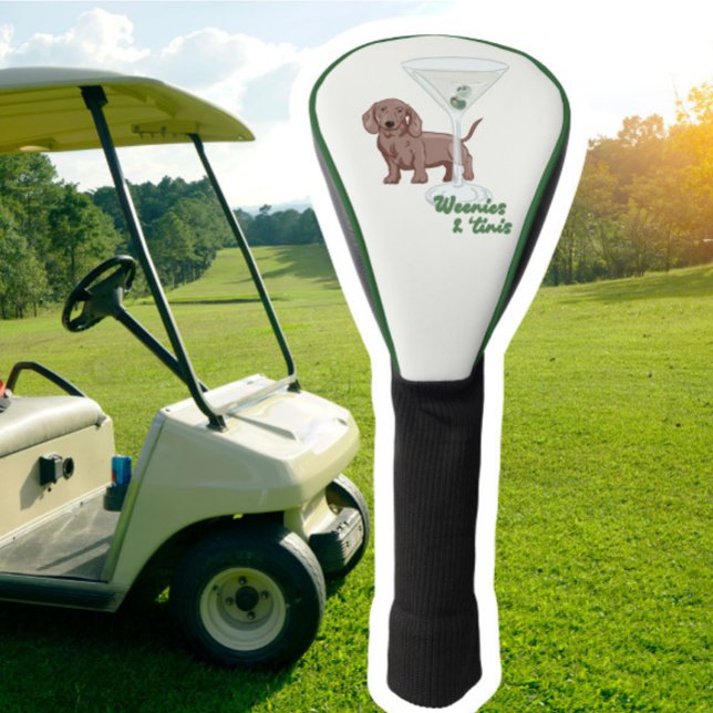 Weenies & Martinis Golf Head Cover (Creator Uploaded)