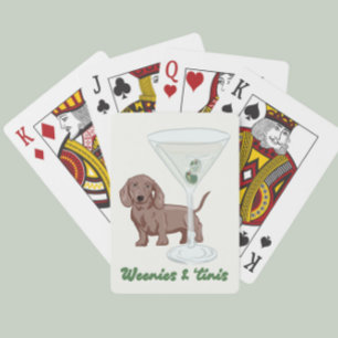 Weenies & Martinis Party  Playing Cards