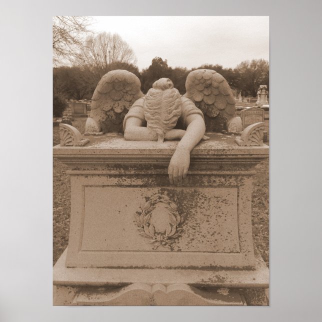 Weeping Angel Poster sepia (Front)