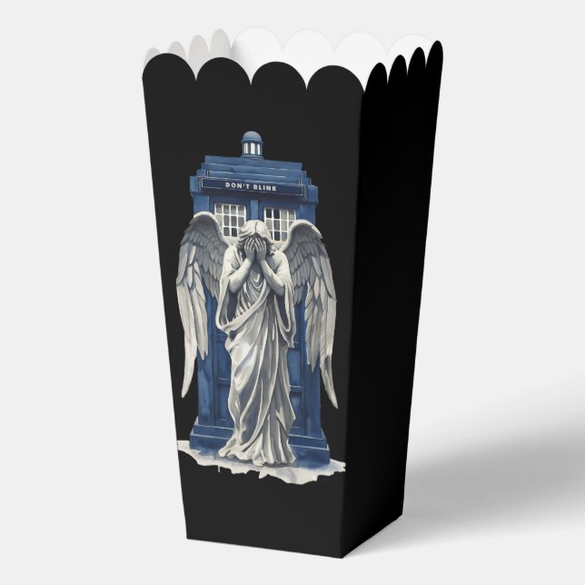 Weeping Angel with Blue Police Box 1 (Back)