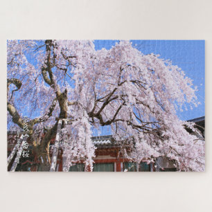 Weeping cherry tree ("Nara Ichiban-Zakura") Jigsaw Puzzle