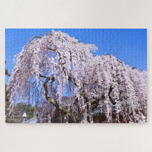 Weeping cherry tree ("Nara Ichiban-Zakura") Jigsaw Puzzle