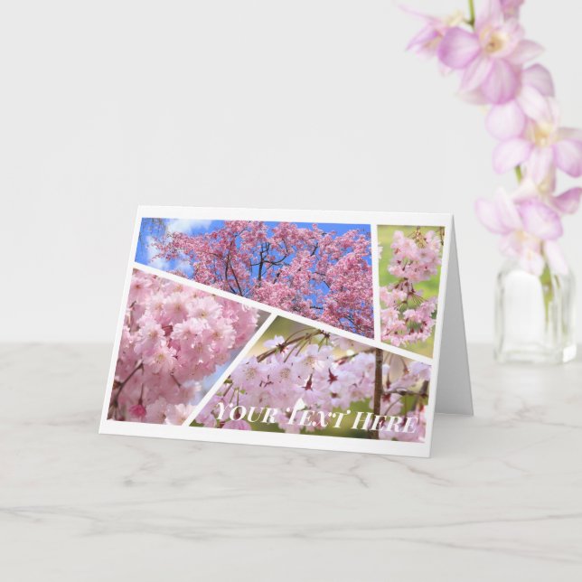 Weeping Cherry: Yaebenishidare Card (Orchid)