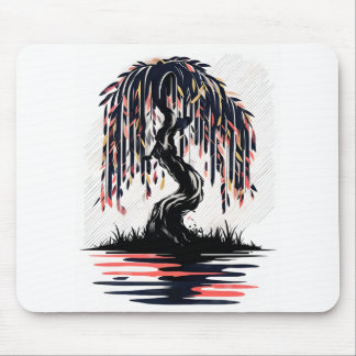 Weeping Fire Mouse Pad