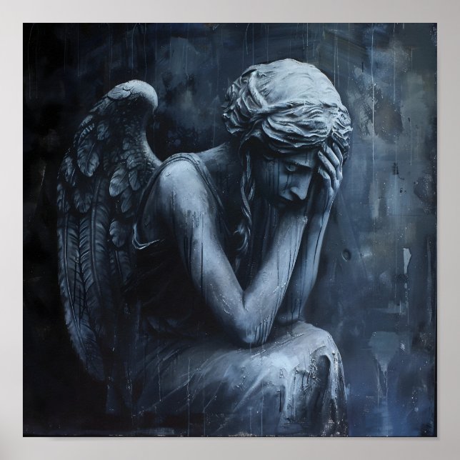 Weeping Stone Angel Poster (Front)