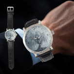 Weeping willow by a pond, black and white, custom  watch<br><div class="desc">Magnificent weeping willow by a pond in black and white. Wonderful,  custom watch,  also a great gift!</div>