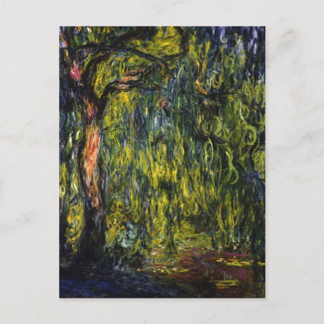 Weeping Willow by Claude Monet Postcard (Front)
