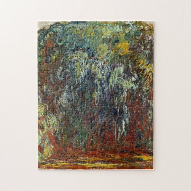 Weeping Willow: Giverny - Claude Monet Jigsaw Puzzle (Vertical)
