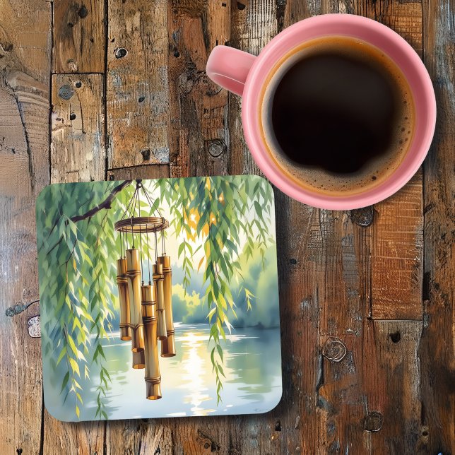 Weeping Willow, Windchimes and Lake Coaster (Creator Uploaded)