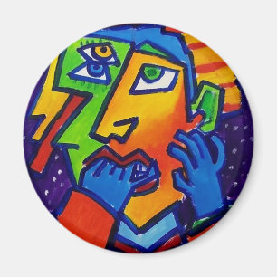 Weeping Woman D 1 by Piliero Magnet