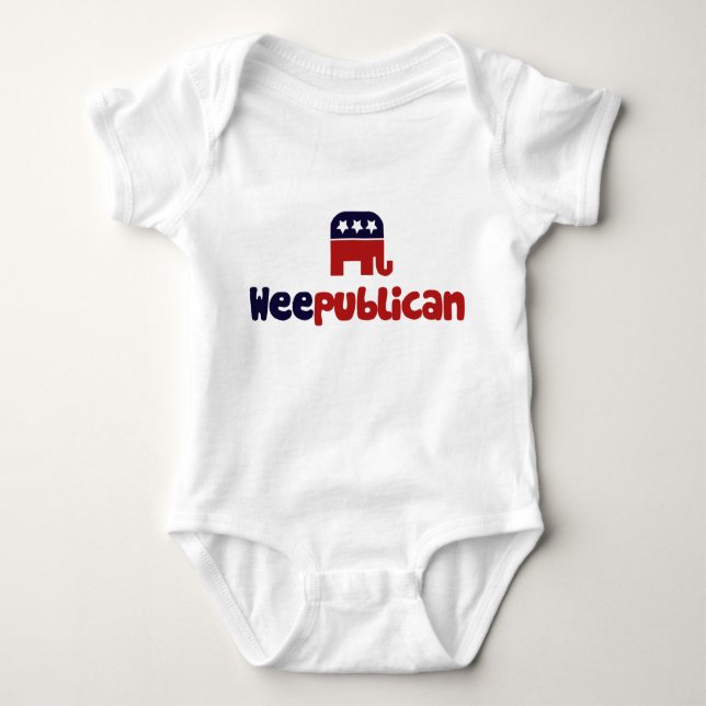 Weepublican Baby Bodysuit (Front)