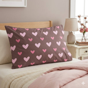 weetheart Pillowcase – Pink & Blush Hearts
