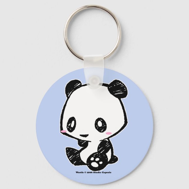 Weetle Panda Key Ring (Front)