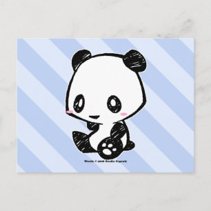 Weetle Panda Postcard