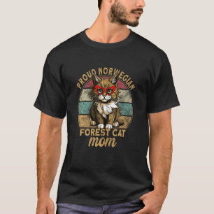 Wegie Outfit NFC Mother Owner Cat Mum Norwegian Fo T-Shirt
