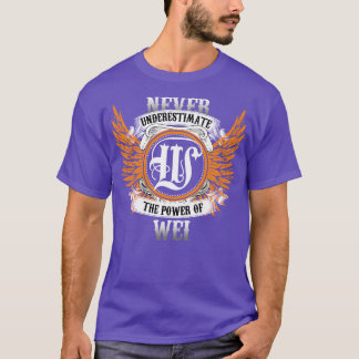 Wei Name Shirt Never Underestimate The Power Of We