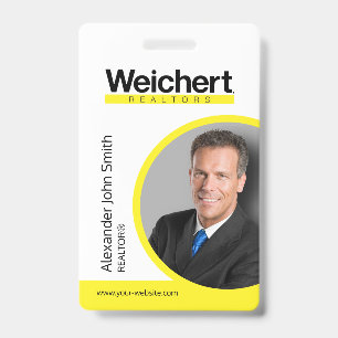 Weichert Realtors ID Card Badge