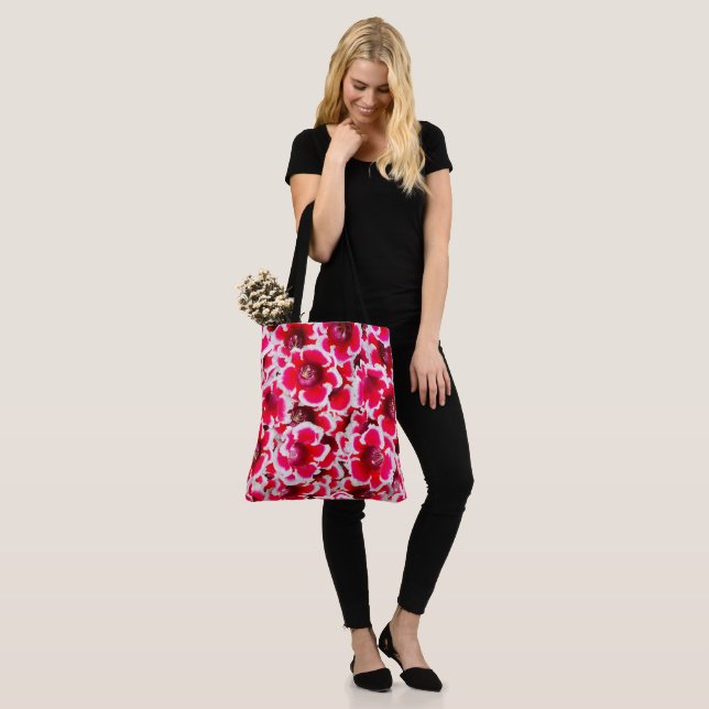 Weigela Florida Flowers Tote Bag (On Model)