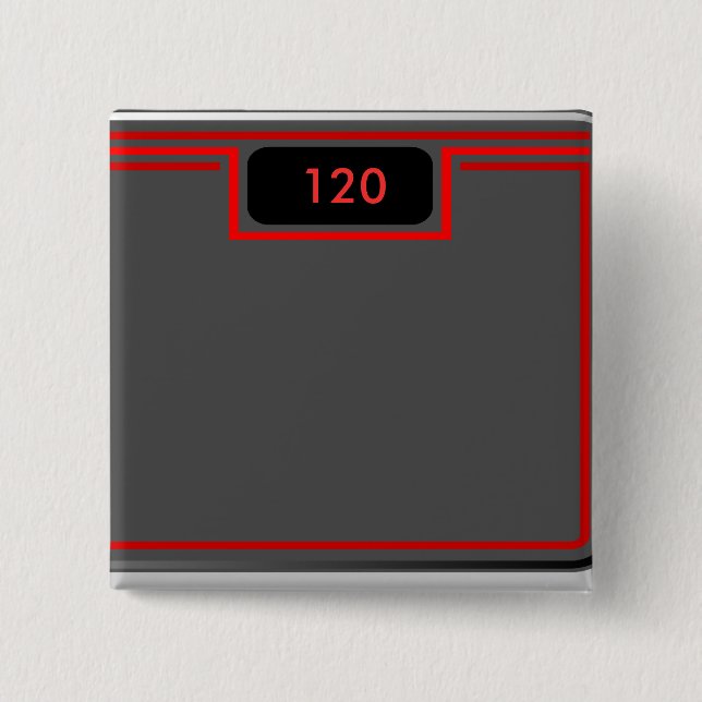 Weigh In, 120 15 Cm Square Badge (Front)