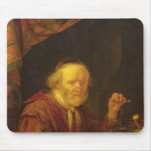 Weighing Gold Mouse Pad