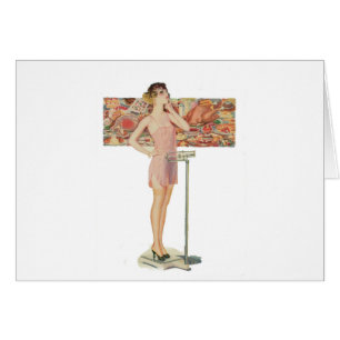 Weight In Vintage Illustration