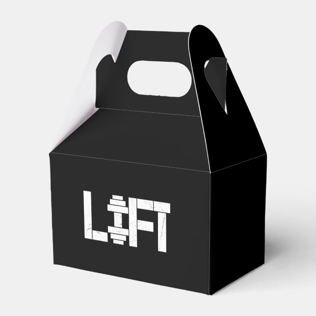 Weight Lift Favour Box (Front Side)