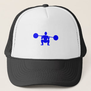 Weight Lifter 01 - Blue Trucker Hat