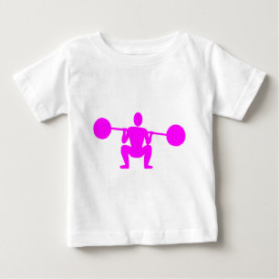 Weight Lifter 01 - Magenta Baby T-Shirt