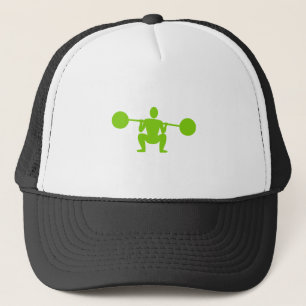 Weight Lifter 01 - Martian Green Trucker Hat