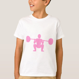Weight Lifter 01 - Pink T-Shirt