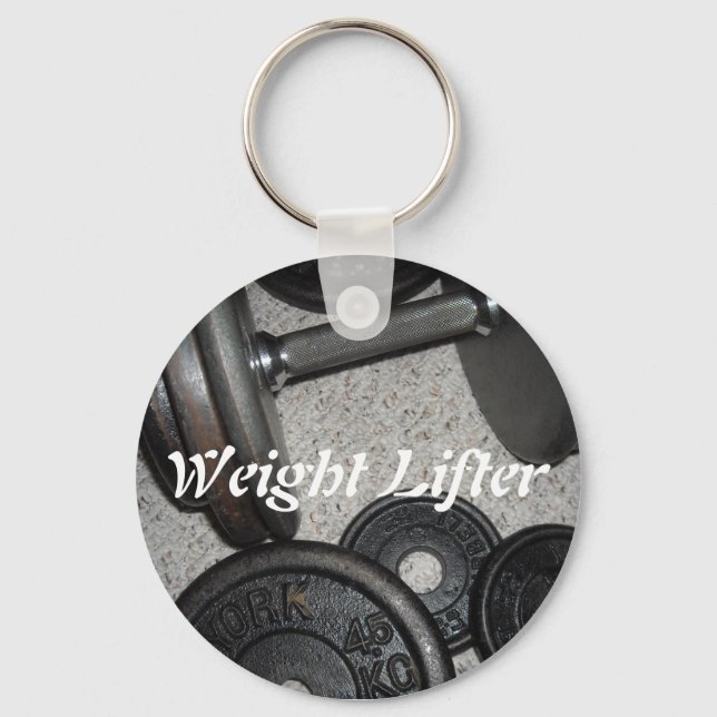 Weight Lifter Key Ring (Front)