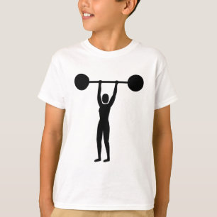 Weight Lifting 02 - Black T-Shirt
