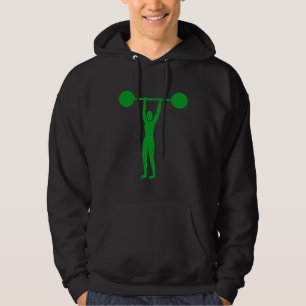 Weight Lifting 02 - Grass Green Hoodie