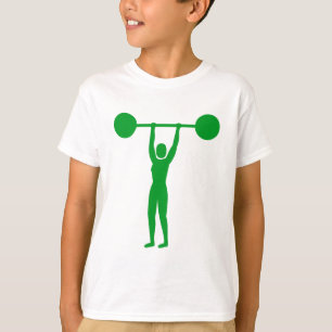 Weight Lifting 02 - Grass Green T-Shirt