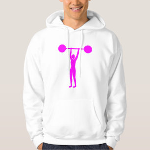Weight Lifting 02 - Magenta Hoodie