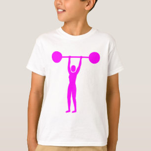 Weight Lifting 02 - Magenta T-Shirt
