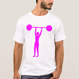 Weight Lifting 02 - Magenta T-Shirt