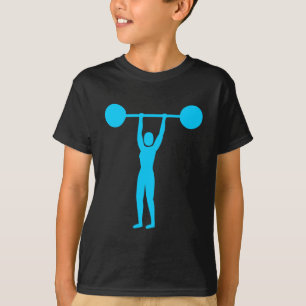 Weight Lifting 02 - Sky Blue T-Shirt