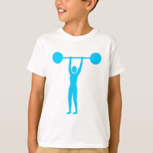Weight Lifting 02 - Sky Blue T-Shirt