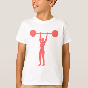 Weight Lifting 02 - Tropical Pink T-Shirt